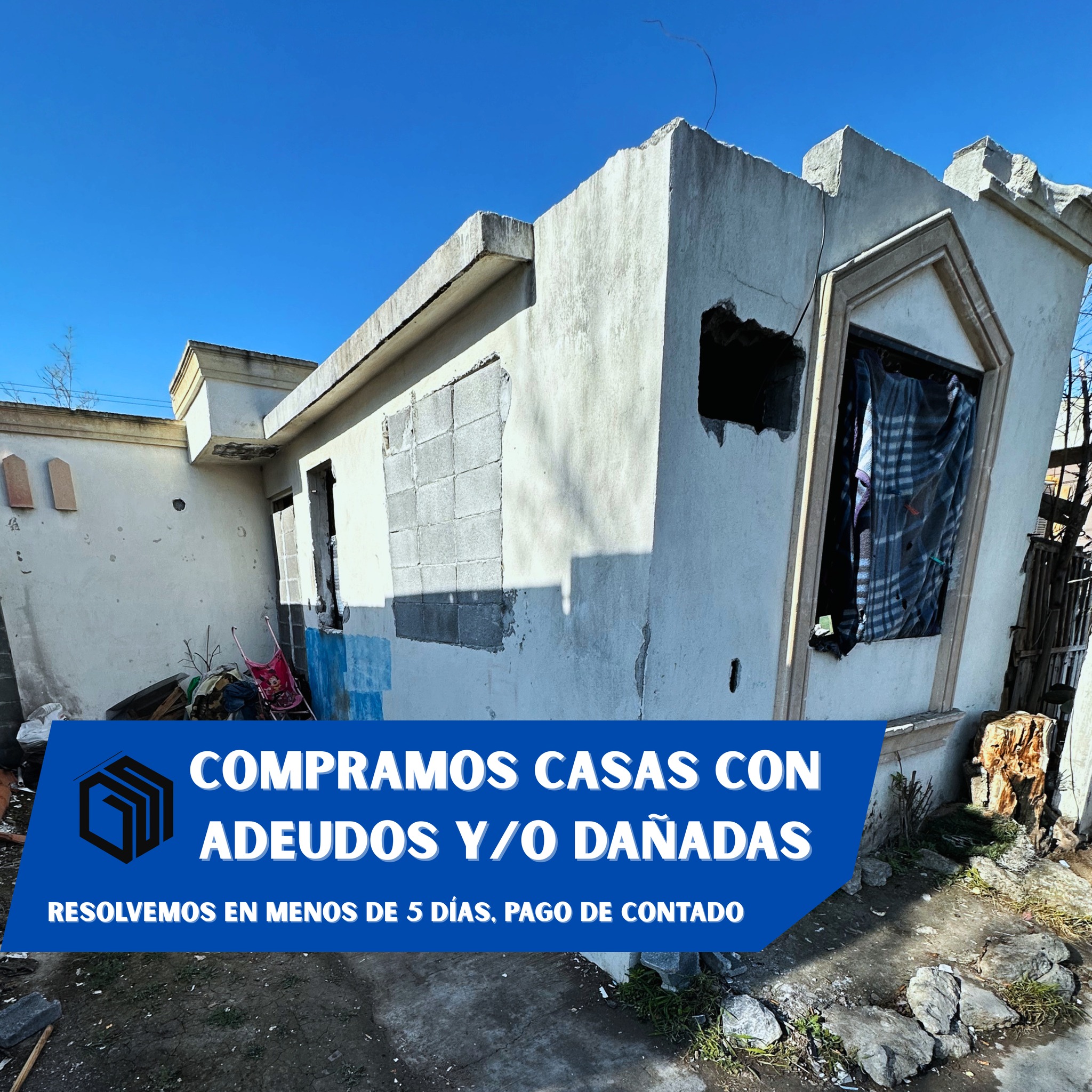 Quítate de problemas y vende esa casa que solo causa preocupaciones 🏚💸
La compramos como se encuentre para que te liberes y comiences de nuevo.
WhatsApp 📲 8182734023
