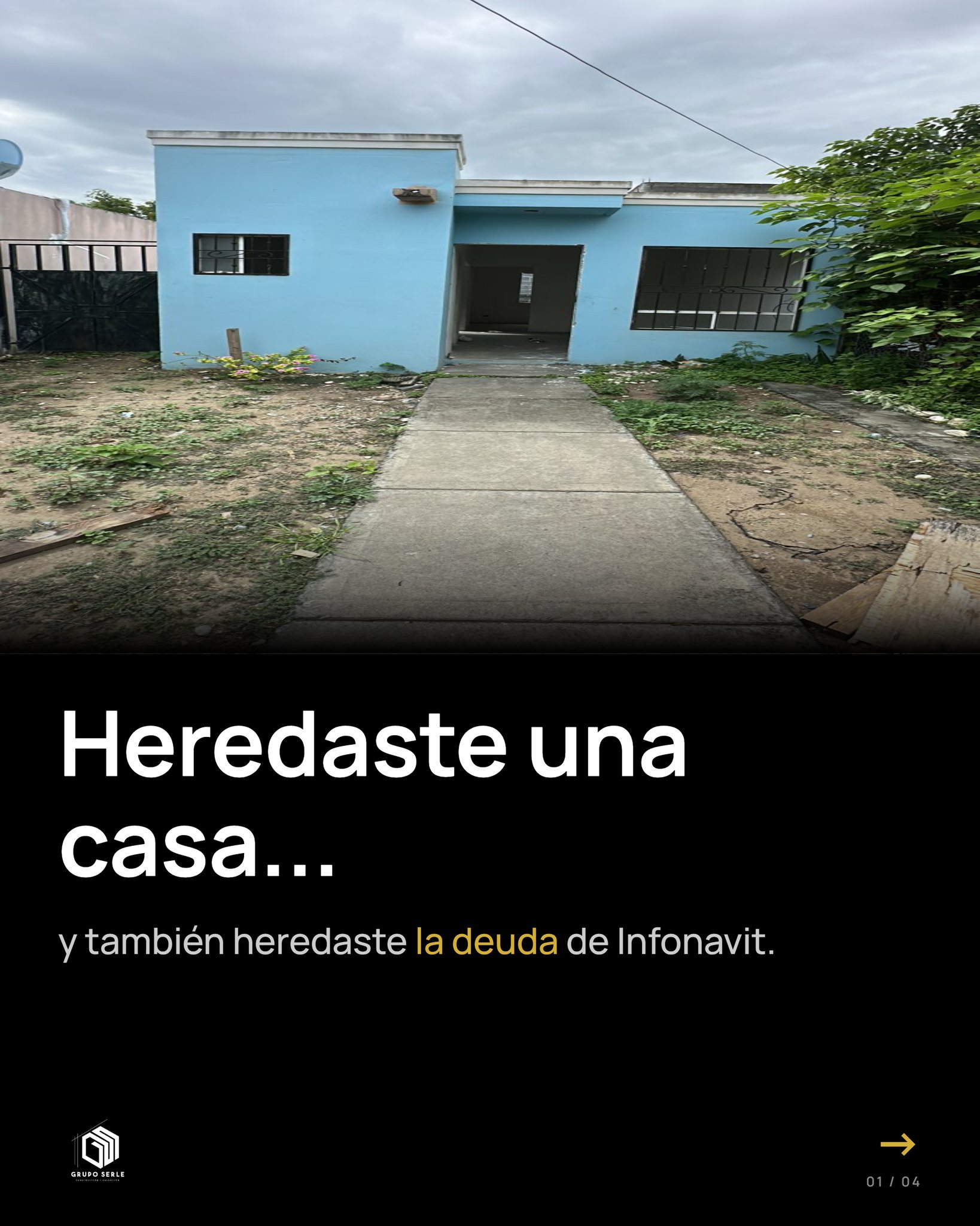 ¿Tienes una deuda de Infonavit que ya no sabes cómo resolver?

Compramos tu casa en Nuevo León y Saltillo, aunque el crédito siga activo. Resolvemos la deuda directo con Infonavit y te pagamos en efectivo — sin comisión a terceros.

En máximo 5 días tienes tu pago.